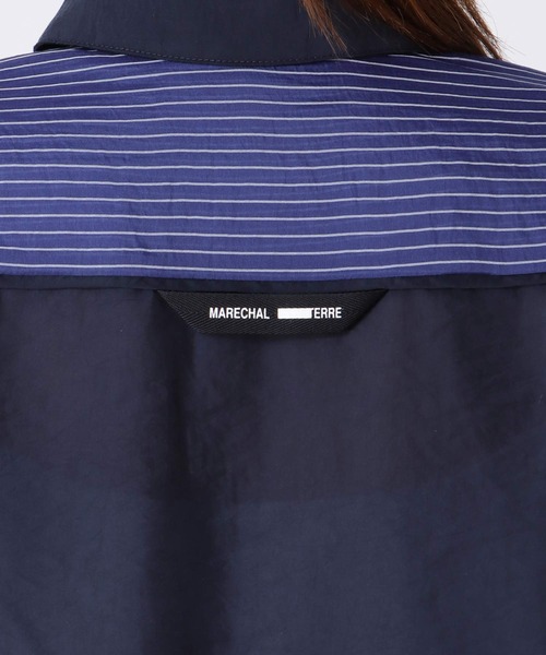 Cepica(セピカ)の「【MARECHAL TERRE / マルシャルテル】SWITCHING PIPING SHIRT(シャツ/ブラウス・レディース・ネイビー・FREE)」の17枚目の写真