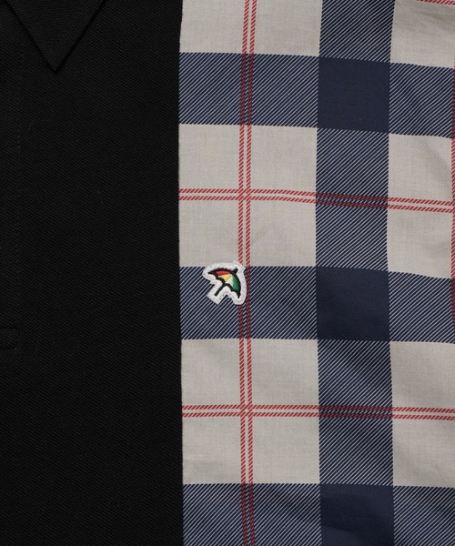 Arnold Palmer(アーノルドパーマー)の「カノコ カラーブロッキング ポロシャツ(ポロシャツ・メンズ・ブルー/ホワイト/ブラック・M/LL/L)」の12枚目の写真