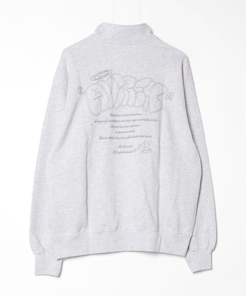 AVIREX(アヴィレックス)の「《直営店限定》GRAFFITI HALF ZIP SWEAT(Tシャツ/カットソー・メンズ・グレー・L)」の2枚目の写真