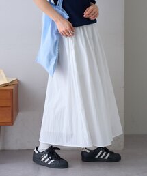 【GEVACO】ギャザーロングスカート