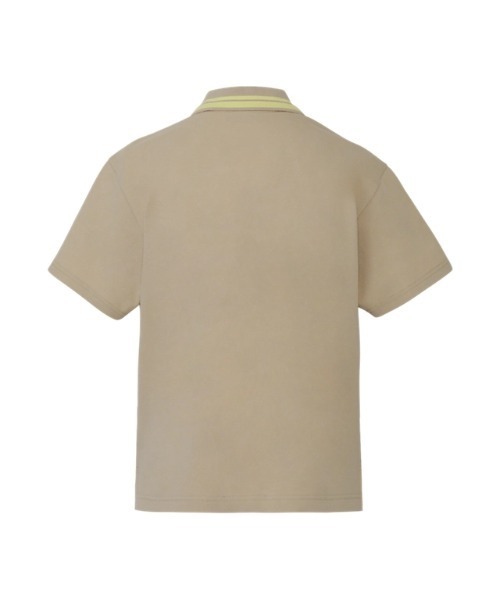 Onitsuka Tiger(オニツカタイガー)の「WS POLO SHIRT / ウィメンズポロシャツ(ポロシャツ・レディース・ライトベージュ/ホワイト・S/M/L)」の3枚目の写真