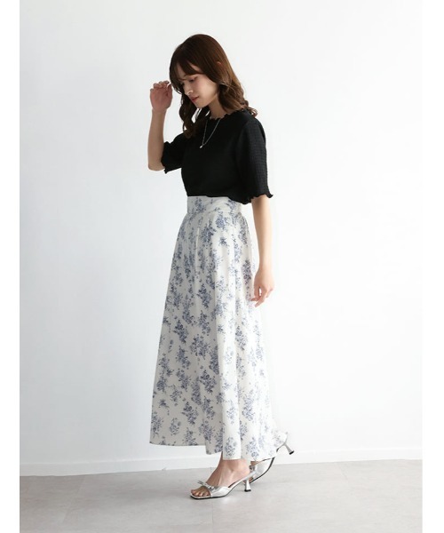fifth（フィフス）の「カットシャーリングクルーネックTシャツ（Tシャツ/カットソー・レディース・ブラック/ブルー/アイボリー・M）」の10枚目の写真