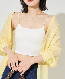 限定展開 <抗菌防臭・接触冷感・UVカット>バンブー カップ付き ブラトップ