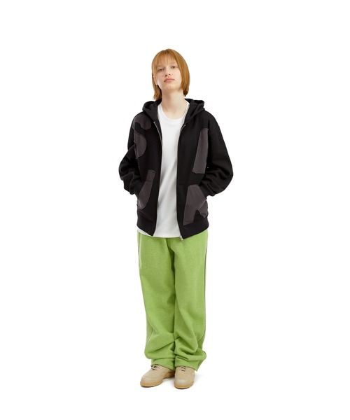 SUNLOVE(サンラブ)の「Capital Brushed Zip Up Hoodie(パーカー・レディース・ブラック/チャコール/ヘザーグレー・S/M/L/XL)」の10枚目の写真