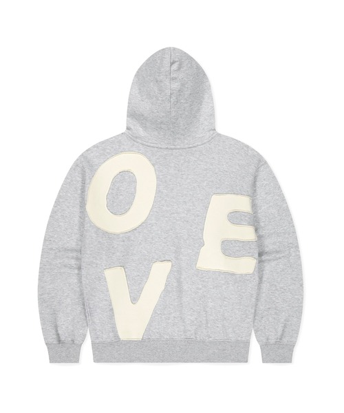SUNLOVE(サンラブ)の「Capital Brushed Zip Up Hoodie(パーカー・レディース・ブラック/チャコール/ヘザーグレー・S/M/L/XL)」の11枚目の写真