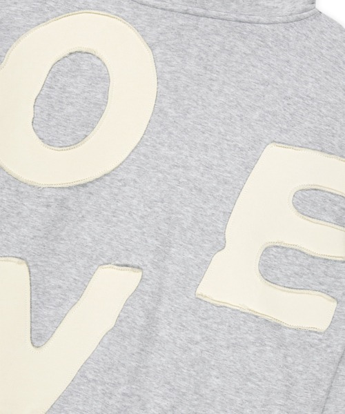 SUNLOVE(サンラブ)の「Capital Brushed Zip Up Hoodie(パーカー・レディース・ブラック/チャコール/ヘザーグレー・S/M/L/XL)」の14枚目の写真