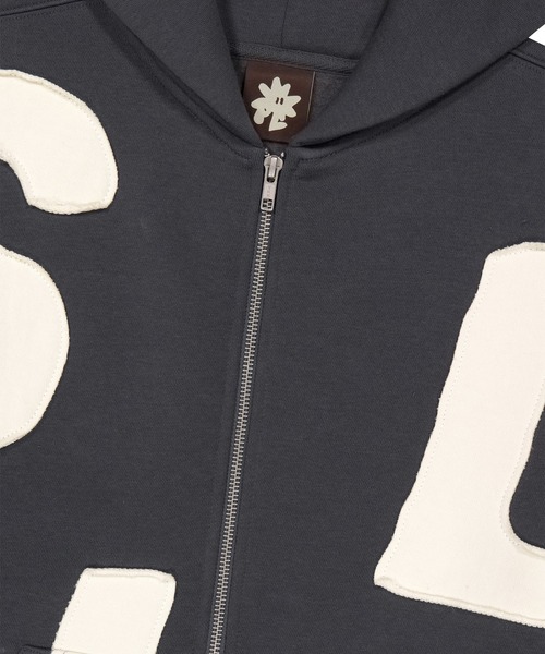 SUNLOVE(サンラブ)の「Capital Brushed Zip Up Hoodie(パーカー・レディース・ブラック/チャコール/ヘザーグレー・S/M/L/XL)」の19枚目の写真