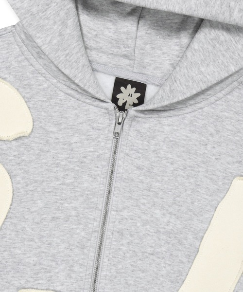 SUNLOVE(サンラブ)の「Capital Brushed Zip Up Hoodie(パーカー・レディース・ブラック/チャコール/ヘザーグレー・S/M/L/XL)」の12枚目の写真