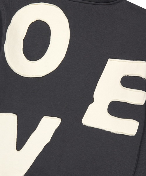 SUNLOVE(サンラブ)の「Capital Brushed Zip Up Hoodie(パーカー・レディース・ブラック/チャコール/ヘザーグレー・S/M/L/XL)」の21枚目の写真