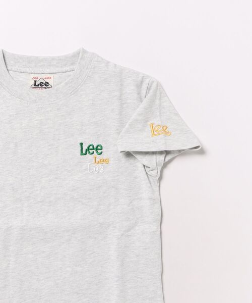 Lee(リー)の「Lee/リー【110-150cm】LeeマルチロゴTシャツ(Tシャツ/カットソー・キッズ・レッド/ホワイト/ネイビー/グレー/ブルー・110/120/130/140/150)」の7枚目の写真