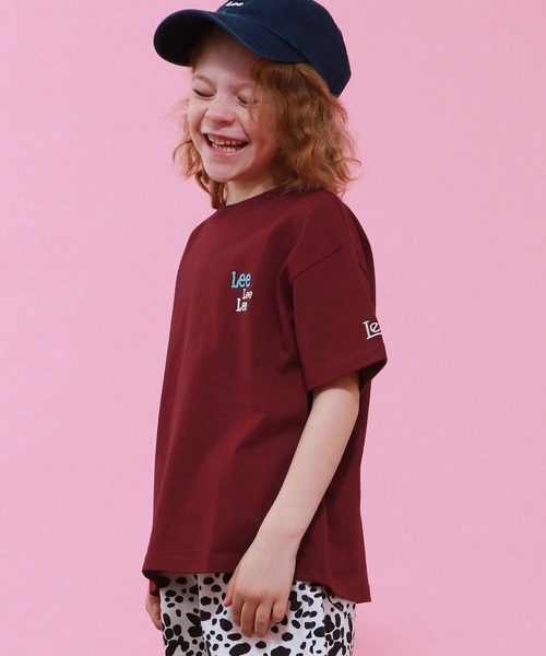 Lee(リー)の「Lee/リー【110-150cm】LeeマルチロゴTシャツ(Tシャツ/カットソー・キッズ・レッド/ホワイト/ネイビー/グレー/ブルー・110/120/130/140/150)」の5枚目の写真