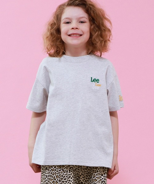Lee(リー)の「Lee/リー【110-150cm】LeeマルチロゴTシャツ(Tシャツ/カットソー・キッズ・レッド/ホワイト/ネイビー/グレー/ブルー・110/120/130/140/150)」の9枚目の写真