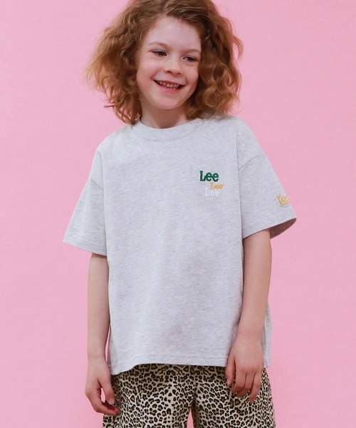 Lee(リー)の「Lee/リー【110-150cm】LeeマルチロゴTシャツ(Tシャツ/カットソー・キッズ・レッド/ホワイト/ネイビー/グレー/ブルー・110/120/130/140/150)」の10枚目の写真