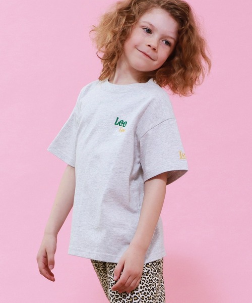 Lee(リー)の「Lee/リー【110-150cm】LeeマルチロゴTシャツ(Tシャツ/カットソー・キッズ・レッド/ホワイト/ネイビー/グレー/ブルー・110/120/130/140/150)」の11枚目の写真