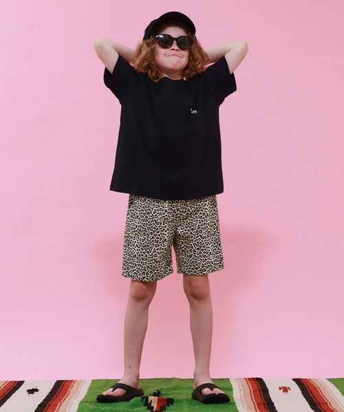Lee(リー)の「Lee/リー【110-150cm】LeeマルチロゴTシャツ(Tシャツ/カットソー・キッズ・レッド/ホワイト/ネイビー/グレー/ブルー・110/120/130/140/150)」の16枚目の写真