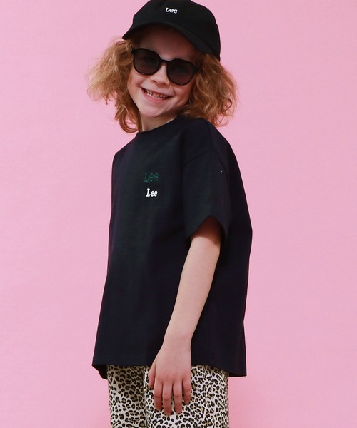 Lee(リー)の「Lee/リー【110-150cm】LeeマルチロゴTシャツ(Tシャツ/カットソー・キッズ・レッド/ホワイト/ネイビー/グレー/ブルー・110/120/130/140/150)」の18枚目の写真