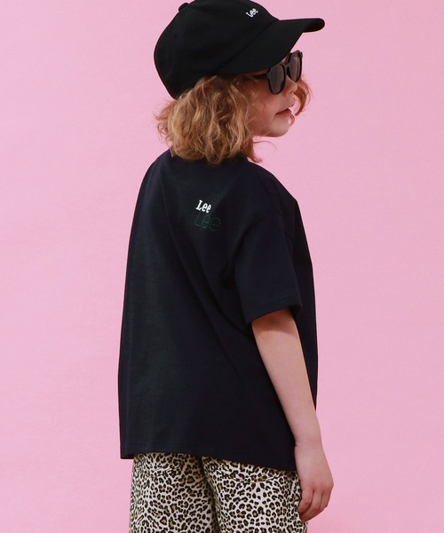 Lee(リー)の「Lee/リー【110-150cm】LeeマルチロゴTシャツ(Tシャツ/カットソー・キッズ・レッド/ホワイト/ネイビー/グレー/ブルー・110/120/130/140/150)」の21枚目の写真