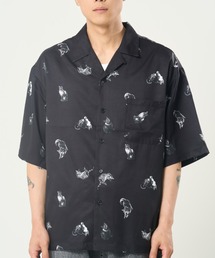CORISCO（コリスコ）の「アニマル総柄半袖オープンシャツ(M1)（シャツ/ブラウス）」