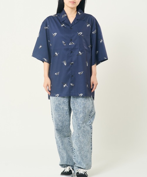 CORISCO(コリスコ)の「アニマル総柄半袖オープンシャツ(M1)(シャツ/ブラウス・メンズ・チャコールグレー/ブラック/ベージュ/ネイビー・MEDIUM/X-LARGE/LARGE)」の20枚目の写真