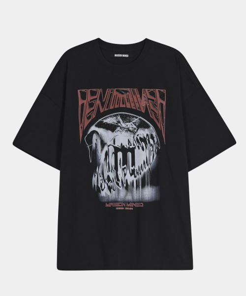 MAISON MINED(メゾンミネド)の「STICKY HALF T BLACK(Tシャツ/カットソー・メンズ・その他・LARGE/MEDIUM/SMALL)」の13枚目の写真