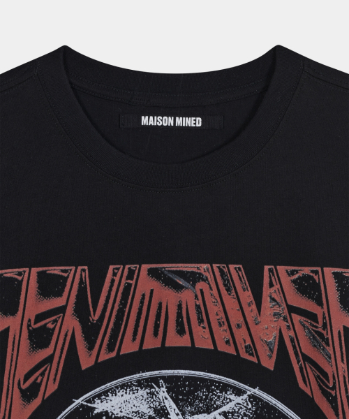 MAISON MINED(メゾンミネド)の「STICKY HALF T BLACK(Tシャツ/カットソー・メンズ・その他・LARGE/MEDIUM/SMALL)」の15枚目の写真