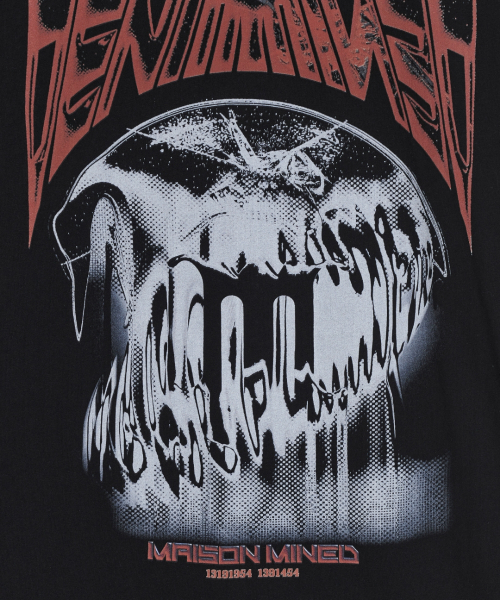 MAISON MINED(メゾンミネド)の「STICKY HALF T BLACK(Tシャツ/カットソー・メンズ・その他・LARGE/MEDIUM/SMALL)」の16枚目の写真