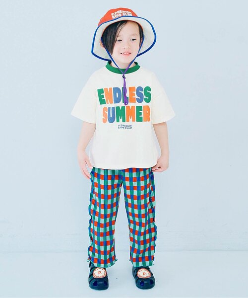 p.premier(ピードットプルミエ)の「エンドレスサマーグラフィック半袖Tシャツ(Tシャツ/カットソー・キッズ・ブラウン/グリーン/レンガ・80/90/100/110/120/130/140)」の18枚目の写真