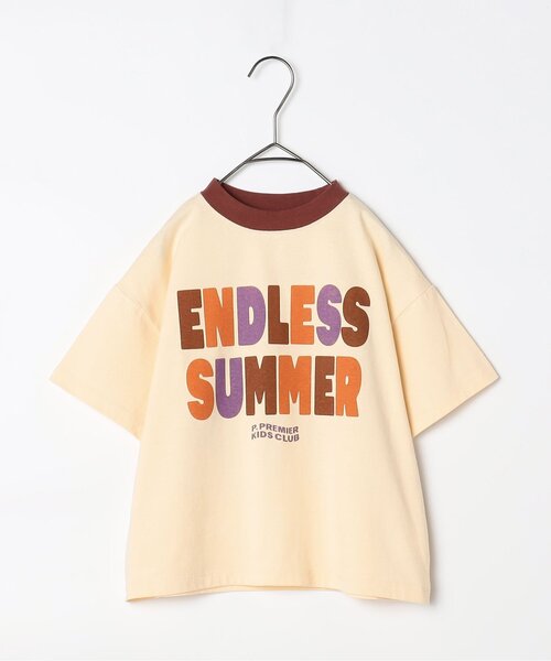 p.premier(ピードットプルミエ)の「エンドレスサマーグラフィック半袖Tシャツ(Tシャツ/カットソー・キッズ・ブラウン/グリーン/レンガ・80/90/100/110/120/130/140)」の11枚目の写真
