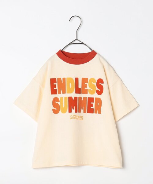 p.premier(ピードットプルミエ)の「エンドレスサマーグラフィック半袖Tシャツ(Tシャツ/カットソー・キッズ・ブラウン/グリーン/レンガ・80/90/100/110/120/130/140)」の7枚目の写真