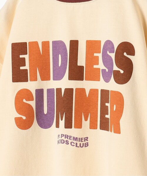 p.premier(ピードットプルミエ)の「エンドレスサマーグラフィック半袖Tシャツ(Tシャツ/カットソー・キッズ・ブラウン/グリーン/レンガ・80/90/100/110/120/130/140)」の5枚目の写真