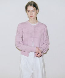 SINOON（シヌーン）の「Reverse Flower Cardigan (Pink)（その他パンツ）」