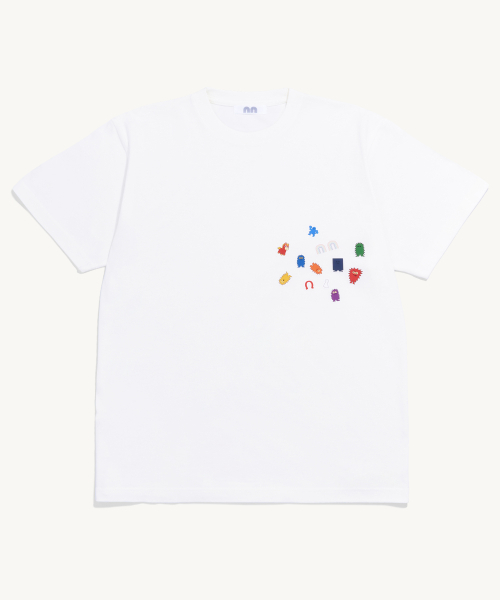 NOT NEW(ナットニュー)の「Sticker T-Shirt White(Tシャツ/カットソー・レディース・ホワイト・1/2/3)」の5枚目の写真