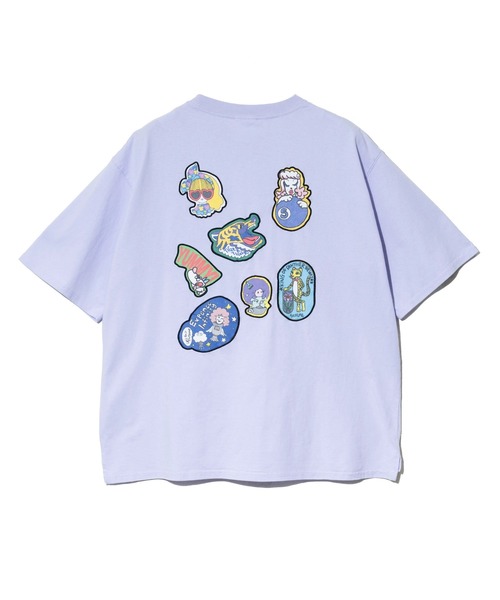ScoLar（スカラー）の「ScoLar/スカラー　ワッペンTEE（Tシャツ/カットソー・レディース・ブラック/ホワイト/パープル・FREE）」の9枚目の写真