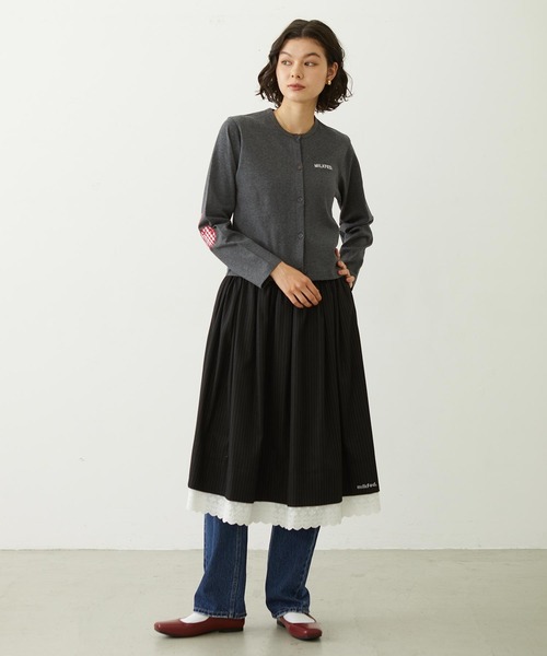 MILKFED.(ミルクフェド)の「REPAIR DETAIL DENIM PANTS(デニムパンツ・レディース・ライトインディゴブルー/インディゴブルー/ブラック・M/S)」の18枚目の写真