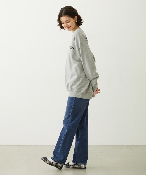 MILKFED.(ミルクフェド)の「REPAIR DETAIL DENIM PANTS(デニムパンツ・レディース・ライトインディゴブルー/インディゴブルー/ブラック・M/S)」の9枚目の写真
