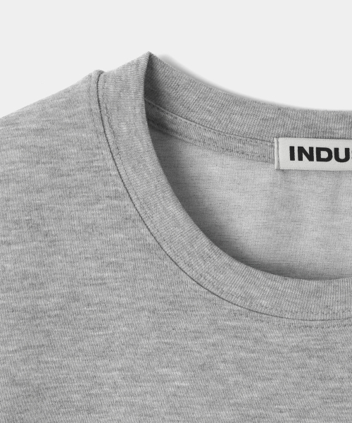 INDUST(インダスト)の「エッセンシャルクロップ半袖Tシャツ_4COLOR(Tシャツ/カットソー・レディース・ホワイト/ブラック/グレー/チャコール・1(S)/2(M)/3(L))」の14枚目の写真