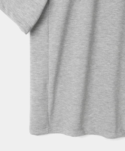 INDUST(インダスト)の「エッセンシャルクロップ半袖Tシャツ_4COLOR(Tシャツ/カットソー・レディース・ホワイト/ブラック/グレー/チャコール・1(S)/2(M)/3(L))」の12枚目の写真