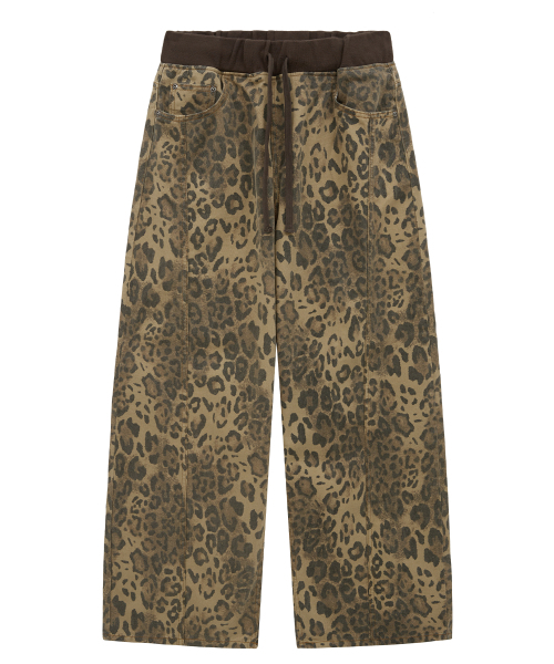 Midnight Move(ミッドナイトムーブ)の「bd leopard pants (beige)(その他パンツ・レディース・その他・FREE)」の2枚目の写真