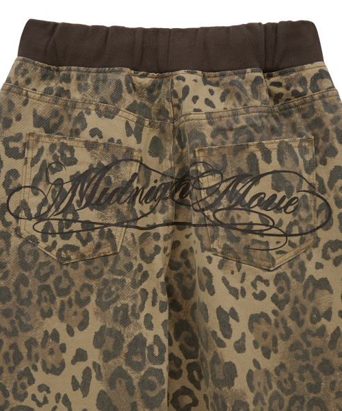 Midnight Move(ミッドナイトムーブ)の「bd leopard pants (beige)(その他パンツ・レディース・その他・FREE)」の4枚目の写真