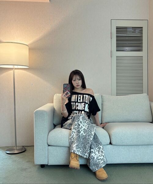 Midnight Move(ミッドナイトムーブ)の「bd leopard pants (beige)(その他パンツ・レディース・その他・FREE)」の8枚目の写真