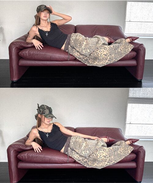 Midnight Move(ミッドナイトムーブ)の「bd leopard pants (beige)(その他パンツ・レディース・その他・FREE)」の12枚目の写真