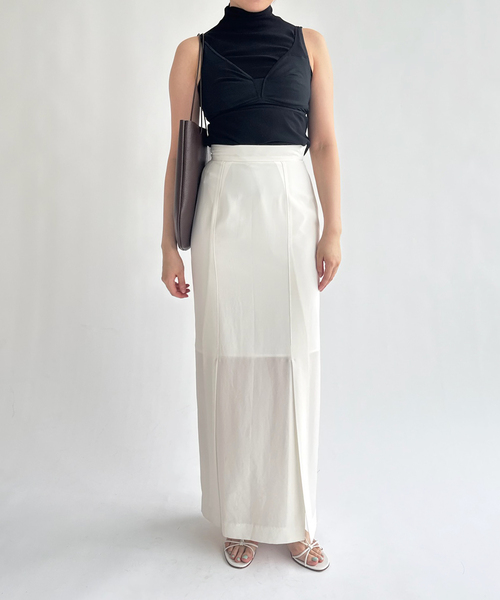 EDIT. FOR LULU(エディットフォールル)の「【Hella/ヘラ】sheer pencil skirt(スカート・レディース・ホワイト・36)」の5枚目の写真