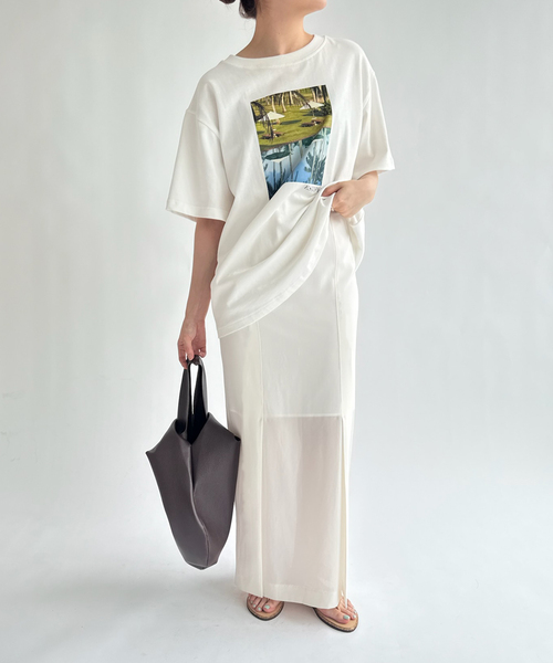 EDIT. FOR LULU(エディットフォールル)の「【Hella/ヘラ】sheer pencil skirt(スカート・レディース・ホワイト・36)」の7枚目の写真