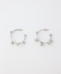 BALLED HOOP P/EARRING ボールドフープピアス