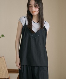 flower cutwork cotton camisole / フラワーカットワークコットンキャミソール