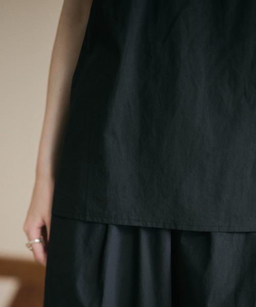 LAULEN(ローレン)の「flower cutwork cotton camisole / フラワーカットワークコットンキャミソール(キャミソール・レディース・ホワイト/ブラック・FREE)」の17枚目の写真