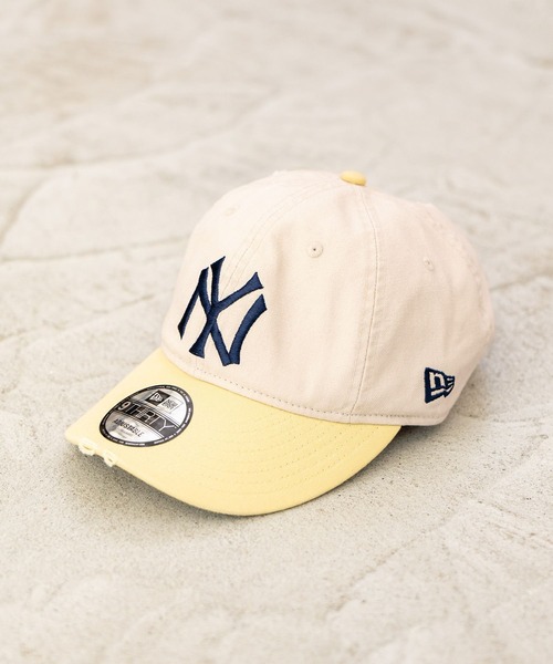 NEW ERA(ニューエラ)の「【NEW ERA(ニューエラ)】ダメージバイカラー9THIRTY(キャップ・メンズ・ベージュ/チャコール/レッド・FREE)」の5枚目の写真