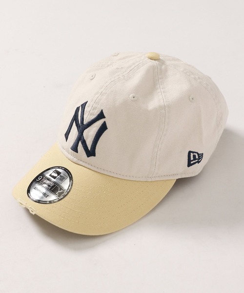 NEW ERA(ニューエラ)の「【NEW ERA(ニューエラ)】ダメージバイカラー9THIRTY(キャップ・メンズ・ベージュ/チャコール/レッド・FREE)」の6枚目の写真