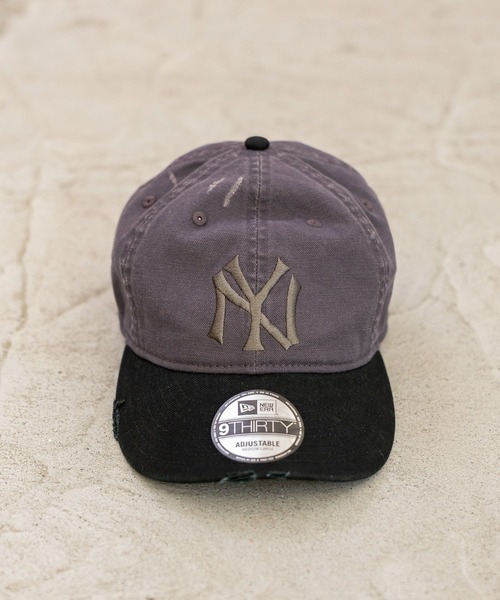 NEW ERA(ニューエラ)の「【NEW ERA(ニューエラ)】ダメージバイカラー9THIRTY(キャップ・メンズ・ベージュ/チャコール/レッド・FREE)」の13枚目の写真