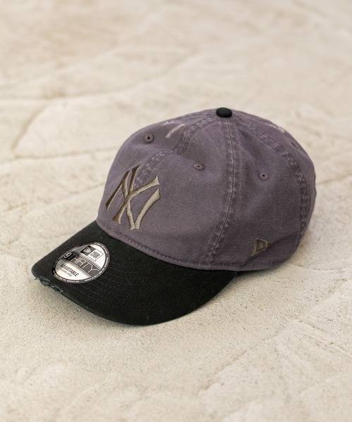 NEW ERA(ニューエラ)の「【NEW ERA(ニューエラ)】ダメージバイカラー9THIRTY(キャップ・メンズ・ベージュ/チャコール/レッド・FREE)」の14枚目の写真